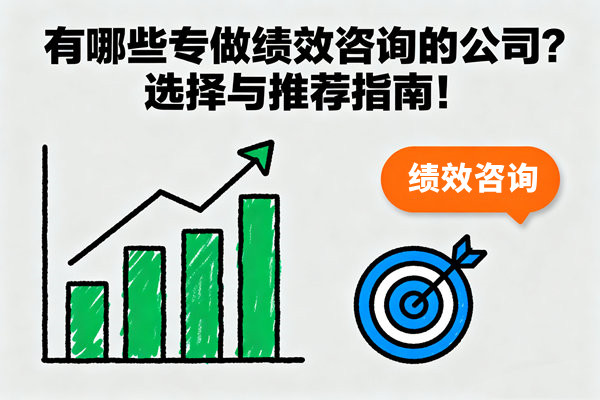 績效管理：有哪些專做績效咨詢的公司？選擇與推薦指南！